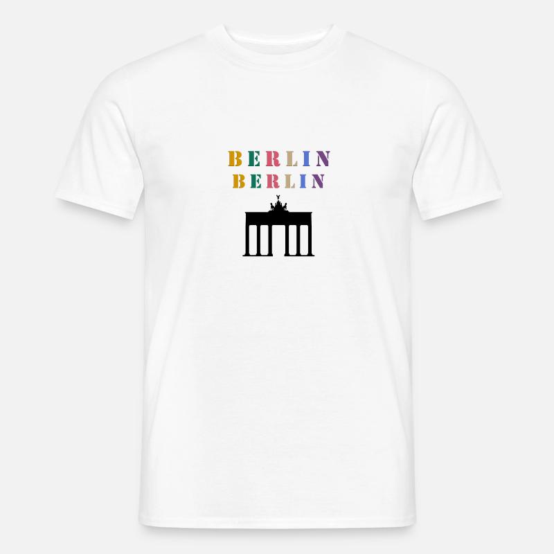Berlin Berlin - Männer T-Shirt - Weiß
