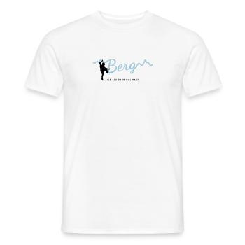 MOUNTAIN - I'LL GO UP THERE - Men's T-Shirt - white - Front - AI Model Male 178 dark (178cm)