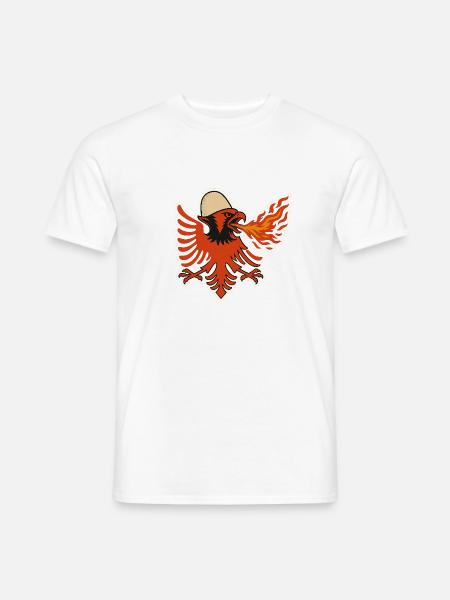 Albanian Eagle - Männer T-Shirt - Weiß