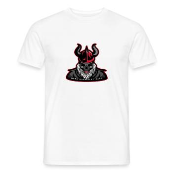 Work Hard Play Hard - Men's T-Shirt - white - Front - AI Model Male 178 dark (178cm)