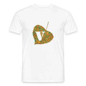 Sheet E 95 V - Men's T-Shirt - white - Front - AI Model Male 178 dark (178cm)