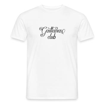 Gentlemen club - Männer T-Shirt - Weiß - Vorne - AI Model Male 178 dark (178cm)