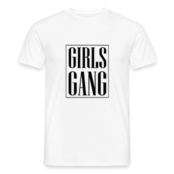 Filles Gang Filles Amies - T-shirt homme - blanc - Devant - AI Model Male 178 dark (178cm)