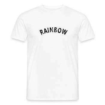 Arc-en-ciel - T-shirt homme - blanc - Devant - AI Model Male 178 dark (178cm)