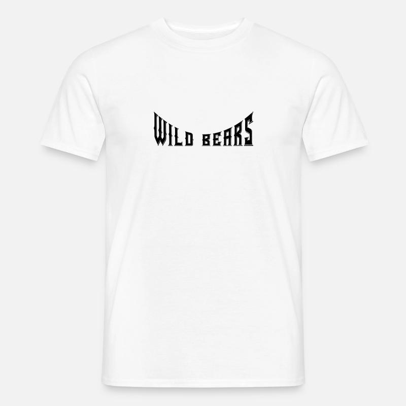 Wild Bears - Männer T-Shirt - Weiß