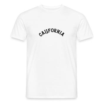 California - Männer T-Shirt - Weiß - Vorne - AI Model Male 178 dark (178cm)