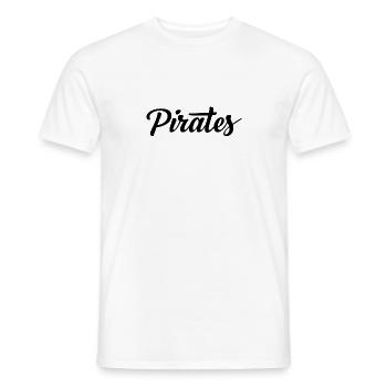 Pirates - Männer T-Shirt - Weiß - Vorne - AI Model Male 178 dark (178cm)