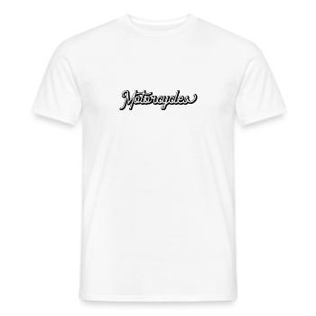 Motorcycles - Männer T-Shirt - Weiß - Vorne - AI Model Male 178 dark (178cm)