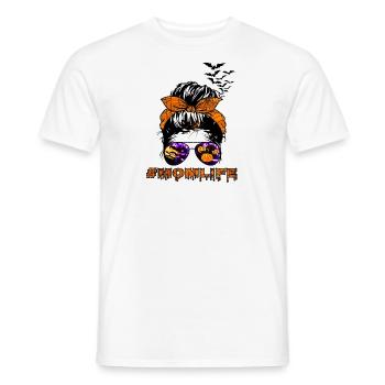 Mom Life Halloween - Men's T-Shirt - white - Front - AI Model Male 178 dark (178cm)
