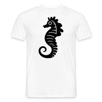 Seepferdchen - Männer T-Shirt - Weiß - Vorne - AI Model Male 178 dark (178cm)