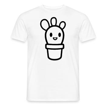 Kaktus - Männer T-Shirt - Weiß - Vorne - AI Model Male 178 dark (178cm)