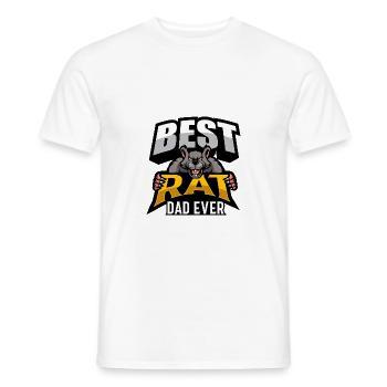 Rat - Men's T-Shirt - white - Front - AI Model Male 178 dark (178cm)