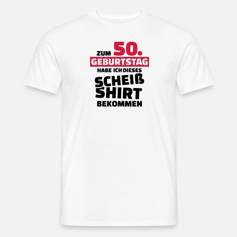 50 Geburtstag - Männer T-Shirt - Weiß