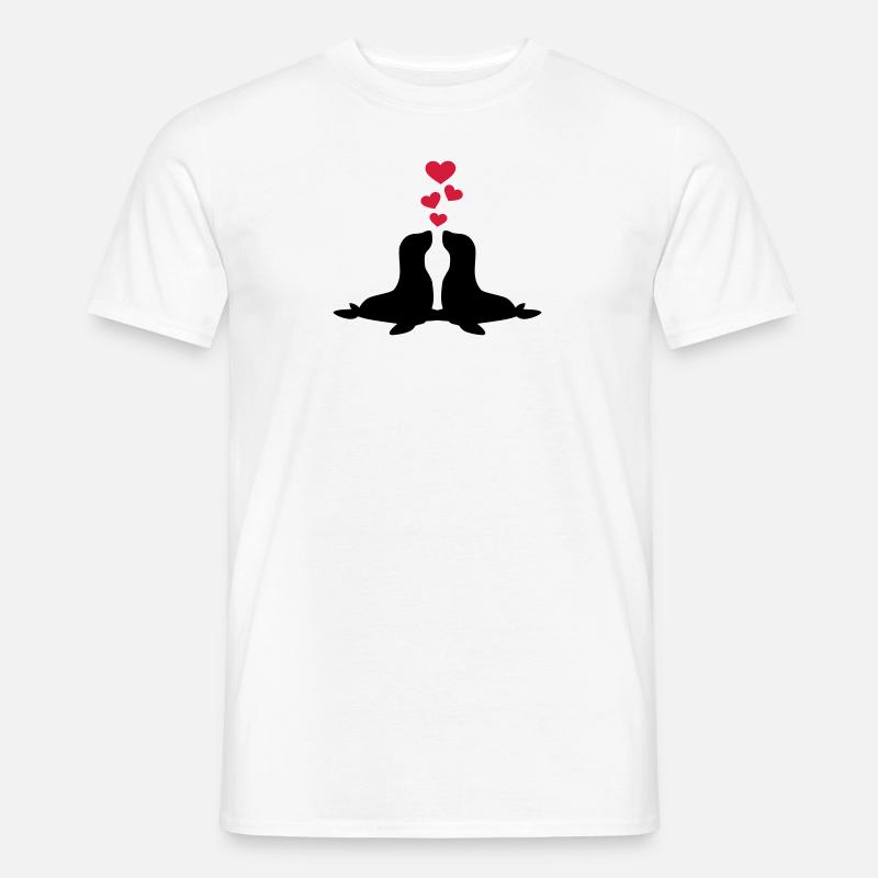 Seal - Men's T-Shirt - white