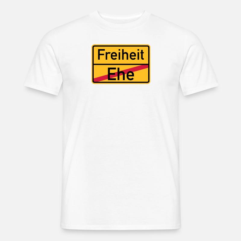 Scheidung - Männer T-Shirt - Weiß