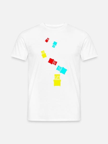 Arcade Retro Gamer - Männer T-Shirt - Weiß