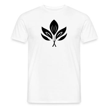 Flower - Men's T-Shirt - white - Front - AI Model Male 178 dark (178cm)