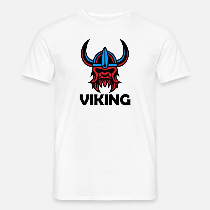 Wikinger - Männer T-Shirt - Weiß