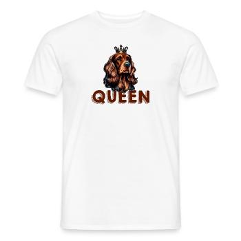 COCKER SPANIEL DOG QUEEN BREED CUTE RESCUE SHEPHERD - Men's T-Shirt - white - Front - AI Model Male 178 dark (178cm)