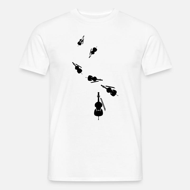 Geige Icon symbol - Männer T-Shirt - Weiß
