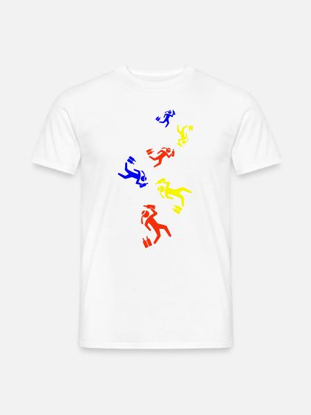 Drinking Bunt - Männer T-Shirt - Weiß