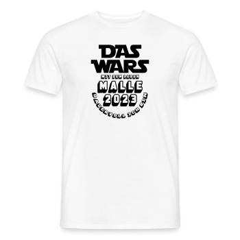 Das Wars | Malle 2023 | Dauervoll ich bin - Männer T-Shirt - Weiß - Vorne - AI Model Male 178 dark (178cm)