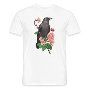 Raven - Men's T-Shirt - white - Front - AI Model Male 178 dark (178cm)