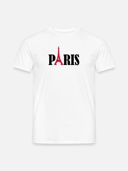 Paris - Men's T-Shirt - white