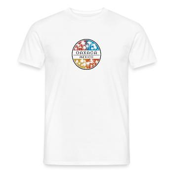 Oaxaca Mexico Palm Tree Stylish Vacation Souvenir - Men's T-Shirt - white - Front - AI Model Male 178 dark (178cm)