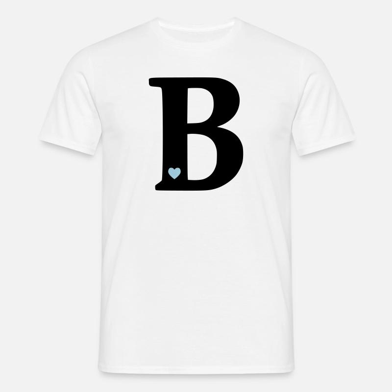 point (b) initial point - Men's T-Shirt - white