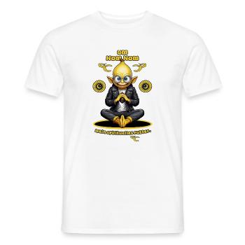 Funny Yoga Banana - Men's T-Shirt - white - Front - AI Model Male 178 dark (178cm)