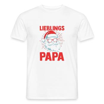 Noël du Père Noël Papa Noël - T-shirt homme - blanc - Devant - AI Model Male 178 dark (178cm)