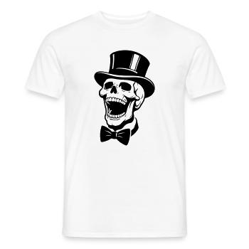 Bräutigam Totenkopf Skelett Jga - Männer T-Shirt - Weiß - Vorne - AI Model Male 178 dark (178cm)