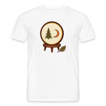 Waldzauber in der Kugel - Männer T-Shirt - Weiß - Vorne - AI Model Male 178 dark (178cm)