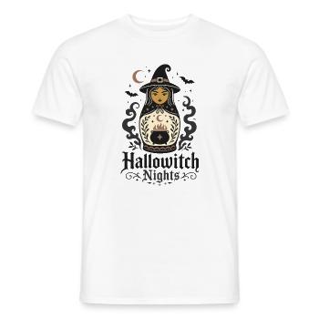 Hallowitch-Nächte - Männer T-Shirt - Weiß - Vorne - AI Model Male 178 dark (178cm)