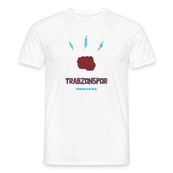 Trabzonspor Sampiyon - Männer T-Shirt - Weiß - Vorne - AI Model Male 178 dark (178cm)