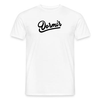 Dormir - T-shirt homme - blanc - Devant - AI Model Male 178 dark (178cm)