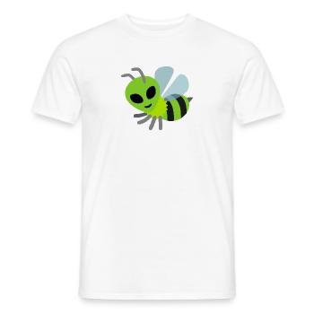 Alien bee - Abeille alien - T-shirt homme - blanc - Devant - AI Model Male 178 dark (178cm)