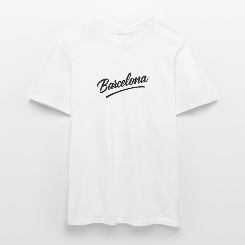 Script Barcelone avec ligne d’arc T-shirt homme