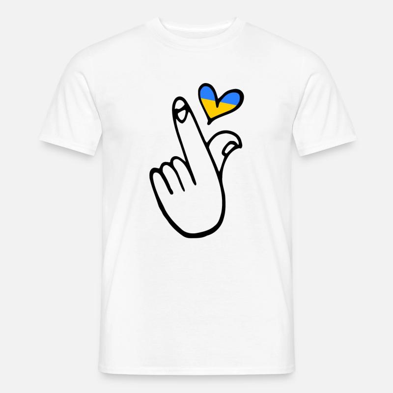 Ucraina - T-shirt uomo - bianco
