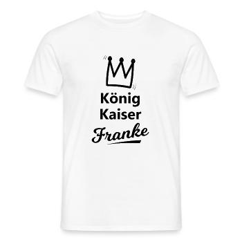 Der König der Franken - Männer T-Shirt - Weiß - Vorne - AI Model Male 178 dark (178cm)