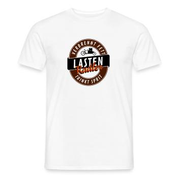 Roue de charge Cyclistes - T-shirt homme - blanc - Devant - AI Model Male 178 dark (178cm)