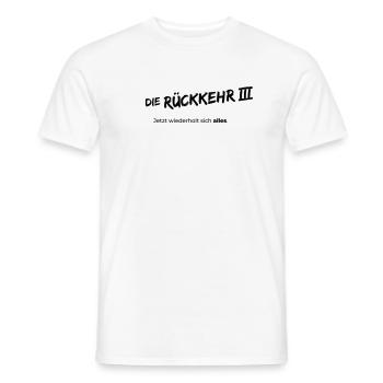 Rückkehr III - Männer T-Shirt - Weiß - Vorne - AI Model Male 178 dark (178cm)