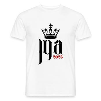 Jga 2025 Enterrement de vie de garçon - T-shirt homme - blanc - Devant - AI Model Male 178 dark (178cm)