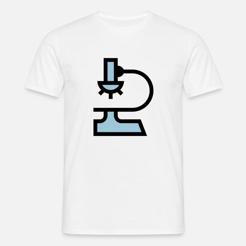 Laboratory microscope - Men's T-Shirt - white