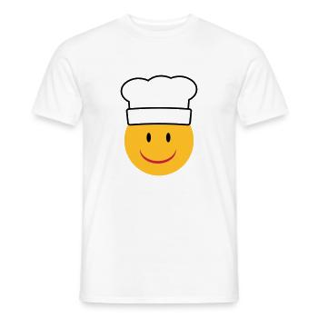 cook - Men's T-Shirt - white - Front - AI Model Male 178 dark (178cm)
