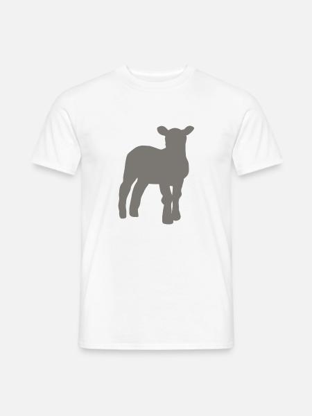 lamb - Men's T-Shirt - white