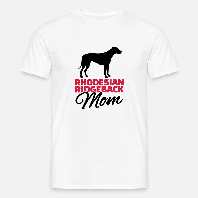 Rhodesian Ridgeback Mom - Men’s T-shirt - white