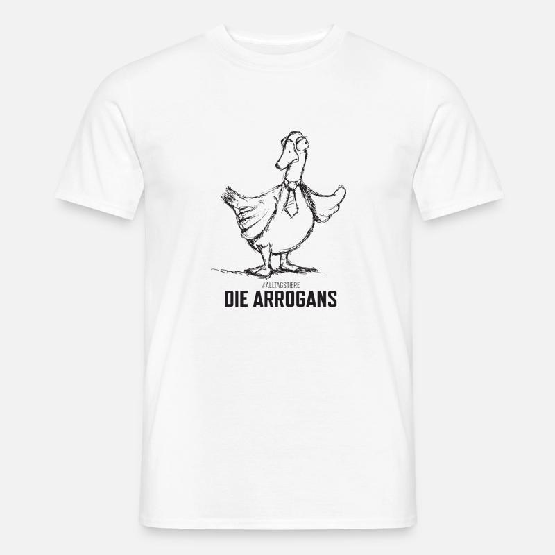 Die Arrogans - Männer T-Shirt - Weiß