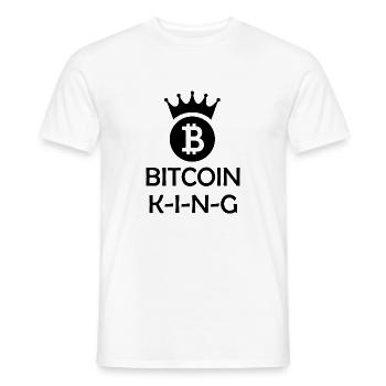 Bitcoin Trading Crypto Stocks - T-shirt homme - blanc - Devant - AI Model Male 178 dark (178cm)